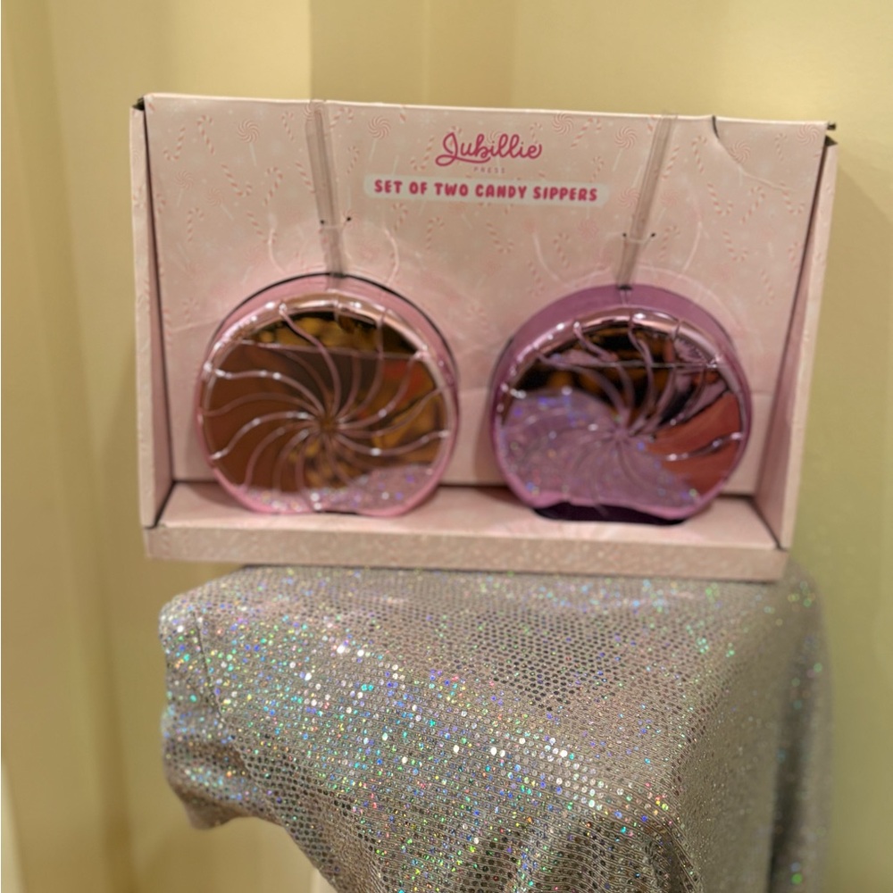 Ellie Pink Candy Sippers Set